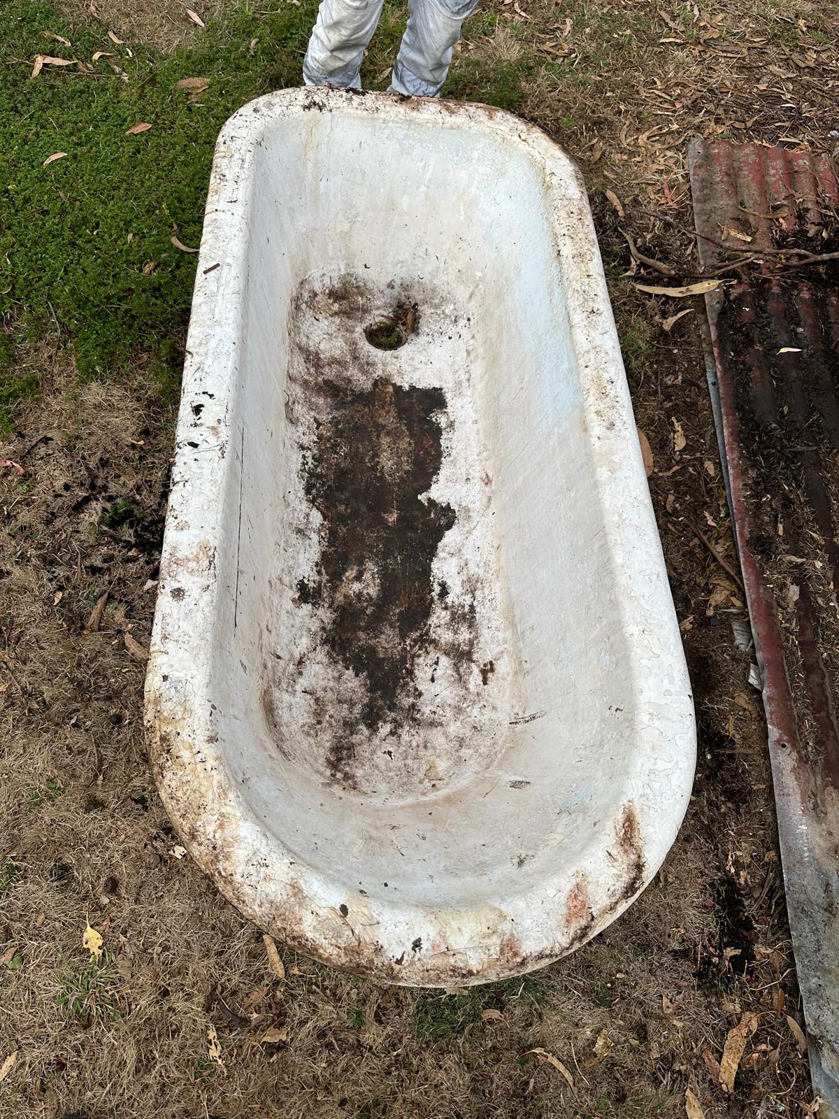 Before - Claw Foot Bath