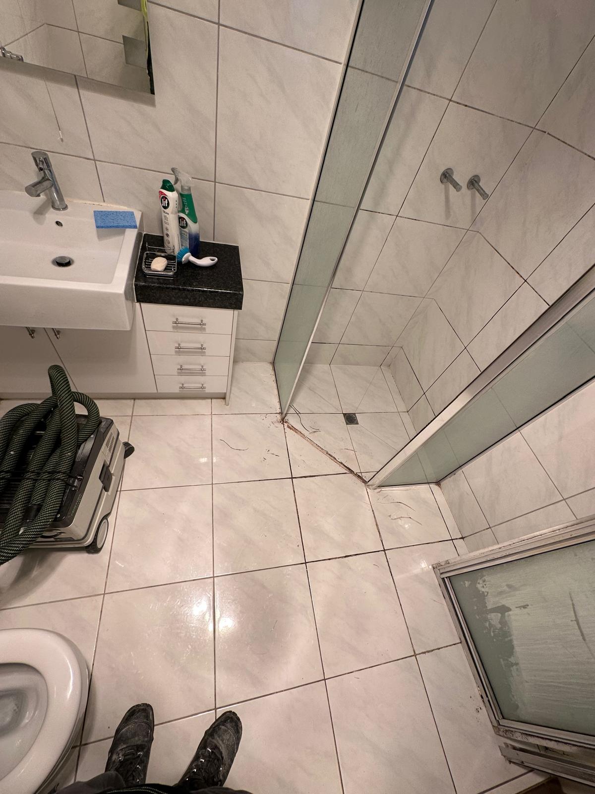 Before - Shower Leak Repair