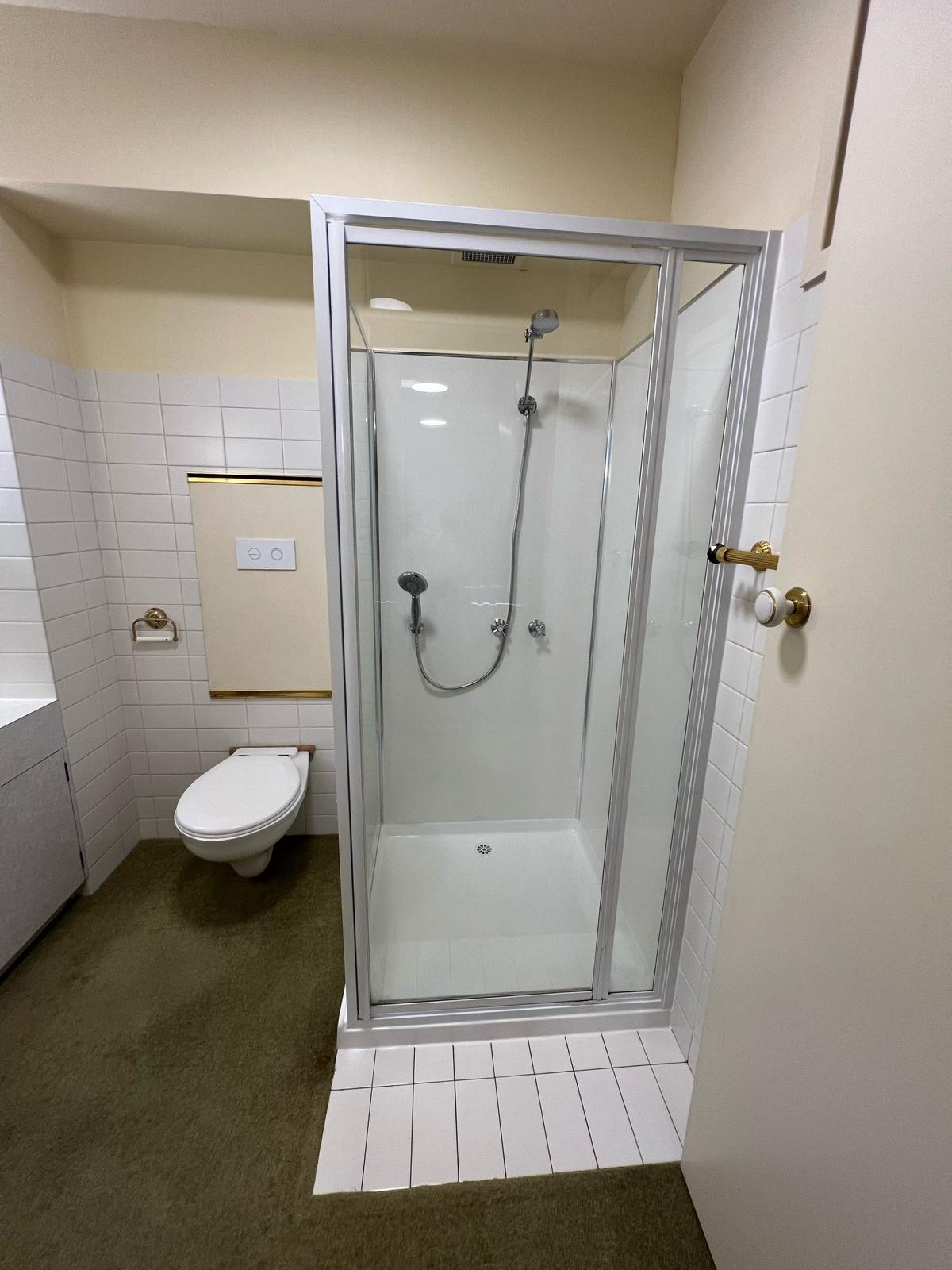 After - Shower Base Resurfacing
